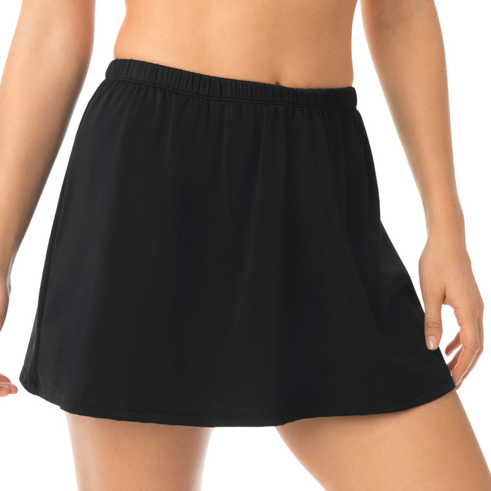 New Swimsuits For All Swing Skirt Swim Bottom with brief - 0036